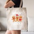 Hanging With My Cookies Gingerbread Christmas Teacher Xmas Canvas Tote Bag, novelty gifts, funny gifts
