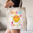 Happy Fri-Yay Groovy Teacher Friday Weekend Fri Yay Canvas Tote Bag, novelty gifts, funny gifts