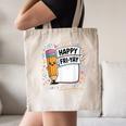 Happy Fri-Yay Teacher Fry Yay Friday Weekend Canvas Tote Bag, novelty gifts, funny gifts