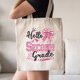 Hello Second Grade First Day Of School Coquette Teacher Girl Canvas Tote Bag, novelty gifts, funny gifts Hello Second Grade First Day Of School Coquette Teacher Girl Canvas Tote Bag, novelty gifts, funny gifts
