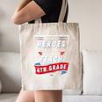 Some Heroes Wear Capes Others Teach 4th Grade Teacher Men Women Kids Canvas Tote Bag, novelty gifts, funny gifts