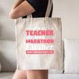 I'm A Teacher And A Marathon Runner Don't Underestimate Me Men Women Canvas Tote Bag, novelty gifts, funny gifts