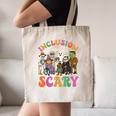 Inclusion Isnt Scary Halloween Skeleton Ghost Sped Teacher Canvas Tote Bag, novelty gifts, funny gifts Inclusion Isnt Scary Halloween Skeleton Ghost Sped Teacher Canvas Tote Bag, novelty gifts, funny gifts