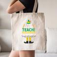 I Just Like To Teach Teaching My Favorite Christmas Teacher Canvas Tote Bag, novelty gifts, funny gifts