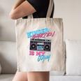 Kindergarten Is My Jam Vintage 80s Boombox Teacher Student Canvas Tote Bag, novelty gifts, funny gifts