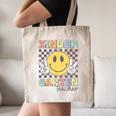 Kindergarten Teacher Team Hippie Smile Face Back To School Canvas Tote Bag, novelty gifts, funny gifts Kindergarten Teacher Team Hippie Smile Face Back To School Canvas Tote Bag, novelty gifts, funny gifts