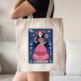 La Maestra Halloween Mexican Bingo Card Teacher Lottery Card Canvas Tote Bag, novelty gifts, funny gifts La Maestra Halloween Mexican Bingo Card Teacher Lottery Card Canvas Tote Bag, novelty gifts, funny gifts