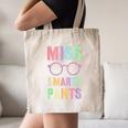 Little MISS SMARTY PANTS School Grad Teacher Last Day Canvas Tote Bag, novelty gifts, funny gifts
