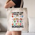Love Job For Little Reasons Daycare Teacher Graphic Canvas Tote Bag, novelty gifts, funny gifts Love Job For Little Reasons Daycare Teacher Graphic Canvas Tote Bag, novelty gifts, funny gifts
