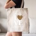 Love Leopard Print Teacher Cheetah School Inspire Teach Canvas Tote Bag, novelty gifts, funny gifts