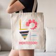 Love Montessori Education Math Teacher Canvas Tote Bag, novelty gifts, funny gifts