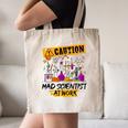 Mad Scientist Halloween Costume Science Teacher Canvas Tote Bag, novelty gifts, funny gifts