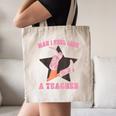 Man I Feel Like A Teacher Retro Western Country Cowgirl Canvas Tote Bag, novelty gifts, funny gifts