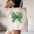 One Lucky Teacher Coquette Bow St Patricks Day Teacher Canvas Tote Bag, novelty gifts, funny gifts One Lucky Teacher Coquette Bow St Patricks Day Teacher Canvas Tote Bag, novelty gifts, funny gifts