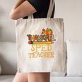 One Thankful Sped Teacher Cute Thanksgiving Women Canvas Tote Bag, novelty gifts, funny gifts