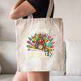 One Thankful Teacher Cute Thanksgiving Turkey School Canvas Tote Bag, novelty gifts, funny gifts
