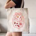 Preschool Pre-K Is My Jam Strawberry Girl Teacher Kids Canvas Tote Bag, novelty gifts, funny gifts