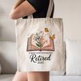 Retired 2025 A New Chapter Begins Retirement Teacher Book Canvas Tote Bag, novelty gifts, funny gifts