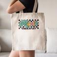 Retro Checkered Music Therapist Squad Music Therapy Teacher For Men Women Canvas Tote Bag, novelty gifts, funny gifts Retro Checkered Music Therapist Squad Music Therapy Teacher For Men Women Canvas Tote Bag, novelty gifts, funny gifts