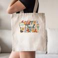 Retro Grovvy Coffee Teach Repeat Teacher Canvas Tote Bag, novelty gifts, funny gifts Retro Grovvy Coffee Teach Repeat Teacher Canvas Tote Bag, novelty gifts, funny gifts