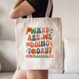 Retro PE Teacher What Are We Doing Today School Coach Women Canvas Tote Bag, novelty gifts, funny gifts