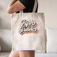Retro Sunset Fifth Grade Teacher & Student Back To School Canvas Tote Bag, novelty gifts, funny gifts