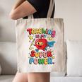 Retro Teaching Is My Superpower Apple Teacher Appreciation Canvas Tote Bag, novelty gifts, funny gifts Retro Teaching Is My Superpower Apple Teacher Appreciation Canvas Tote Bag, novelty gifts, funny gifts