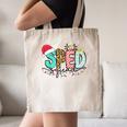 SPED Squad Special Education Teacher Autism Christmas Women Canvas Tote Bag, novelty gifts, funny gifts