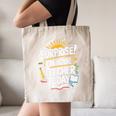 Surprise I'M Your Teacher Today Sub Substitute Teacher Canvas Tote Bag, novelty gifts, funny gifts