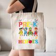 I Teach Pre-K Superheroes Students Teacher Back To School Canvas Tote Bag, novelty gifts, funny gifts