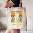 A Teacher Like Me Is Hard To Find Bigfoot Teacher Canvas Tote Bag, novelty gifts, funny gifts