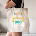 Teacher Off Duty Promoted To Stay At Home Dog Mom Teachers Canvas Tote Bag, novelty gifts, funny gifts Teacher Off Duty Promoted To Stay At Home Dog Mom Teachers Canvas Tote Bag, novelty gifts, funny gifts
