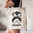 Teacher Para Life Tee Paraprofessional Cute Messy Bun Canvas Tote Bag, novelty gifts, funny gifts Teacher Para Life Tee Paraprofessional Cute Messy Bun Canvas Tote Bag, novelty gifts, funny gifts
