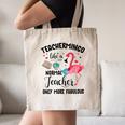 Teachermingo Like A Normal Teacher Only More Fabulous Canvas Tote Bag, novelty gifts, funny gifts