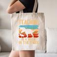 Teaching Is a Walk In Park Dinosaur Teacher Canvas Tote Bag, novelty gifts, funny gifts