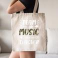 Team Music Teacher Camo Teacher Student Back To School Canvas Tote Bag, novelty gifts, funny gifts
