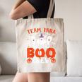 Team Para Boo Crew Halloween Ghost Paraprofessional Teacher Canvas Tote Bag, novelty gifts, funny gifts