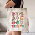 Team TK Teacher Christmas Groovy Smile Face Girl Boy Kid TK Canvas Tote Bag, novelty gifts, funny gifts Team TK Teacher Christmas Groovy Smile Face Girl Boy Kid TK Canvas Tote Bag, novelty gifts, funny gifts