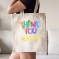 Thank You Teacher Appreciation Graduation Men Women Girls Kids Canvas Tote Bag, novelty gifts, funny gifts