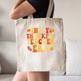 In My Thankful Teacher Era Autumn Thanksgiving Fall Season Canvas Tote Bag, novelty gifts, funny gifts