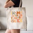 In My Thankful Teacher Era Cute Groovy Thanksgiving Teacher Canvas Tote Bag, novelty gifts, funny gifts