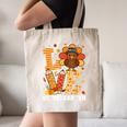 Thanksgiving Love Kindergarten Teacher Turkey Autumn Fall Canvas Tote Bag, novelty gifts, funny gifts