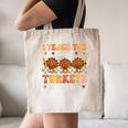 Thanksgiving Teacher I Teach The Cutest Turkeys In The Flock Canvas Tote Bag, novelty gifts, funny gifts