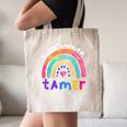 Tiny Human Tamer Watercolor Rainbow Daycare Teacher Canvas Tote Bag, novelty gifts, funny gifts Tiny Human Tamer Watercolor Rainbow Daycare Teacher Canvas Tote Bag, novelty gifts, funny gifts