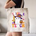 Trick Or Teach Teacher Pencil Ghost Halloween Teacher Canvas Tote Bag, novelty gifts, funny gifts Trick Or Teach Teacher Pencil Ghost Halloween Teacher Canvas Tote Bag, novelty gifts, funny gifts