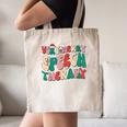 Verry Merry Speech Language Pathologist Teacher Christmas Canvas Tote Bag, novelty gifts, funny gifts