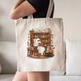 Vintage Ghost Book Reading Pumpkin Gothic Halloween Teachers Canvas Tote Bag, novelty gifts, funny gifts Vintage Ghost Book Reading Pumpkin Gothic Halloween Teachers Canvas Tote Bag, novelty gifts, funny gifts