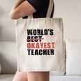 World's Best Okayest Teacher ACY025a For Men Women Canvas Tote Bag, novelty gifts, funny gifts