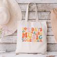 100 Days Of School Music Teacher Canvas Tote Bag, gift for family, gift for coworker