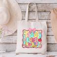 100 Days Of School Preppy 100th Day Of School Teacher Kids Canvas Tote Bag, gift for family, gift for coworker